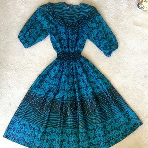 Diane Freis 80s Vintage Dress